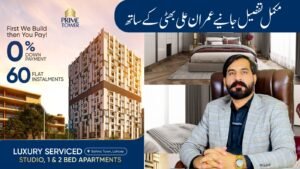 🏙️ Prime Tower Bahria Town Lahore – Luxury Living Redefined with 0% Down Payment Offer